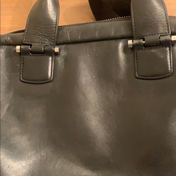 💮UGG black leather laptop bag💮 - Picture 6 of 11